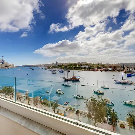 Daire Luxe With Valletta And Harbour Views *